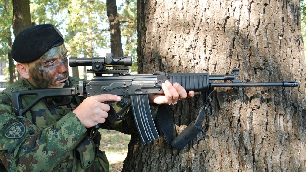 5.56 mm M-21 Zastava assault rifle 