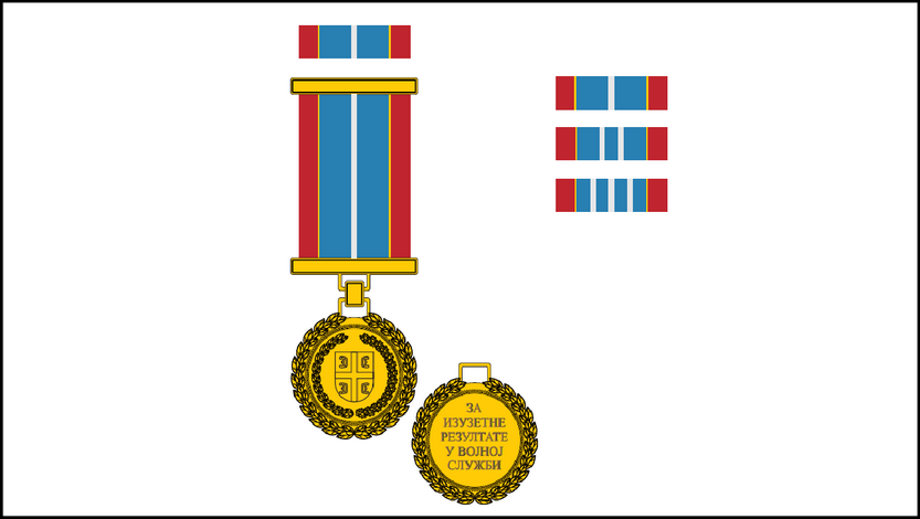 Војна спомен-медаља за изузетне резултате у војној служби за подофицира
