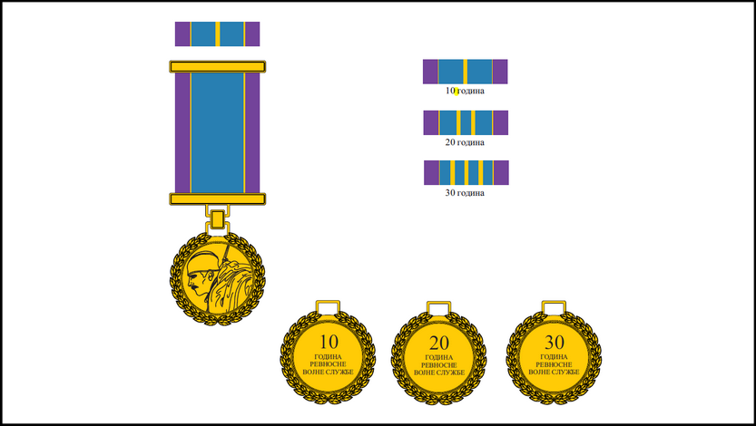 Војна спомен-медаља за ревносну службу