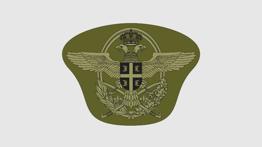 Амблем за бере и капу подофицира РВ и ПВО