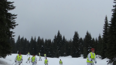 Training of of the 1st brigade in Kopaonik