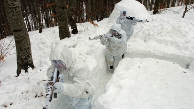 Reconnaissance units training of 21st Infantry Battalion