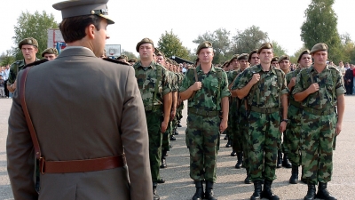 New recruits - Jakovo barracks