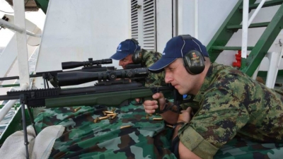 Visok stepe gotovosti srpskogt tima za zaštitu brodova