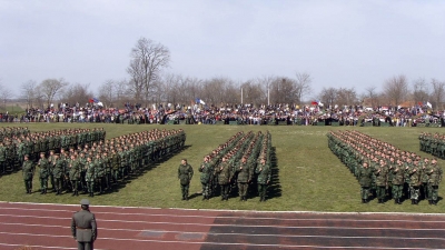 Заклетва војника генерације МАРТ 2010 у 1.Центру за обуку у Сомбору