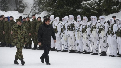 Minister of Defence and SAF CHOD Visited Members of the Special Brigade at Kopaonik Mountain