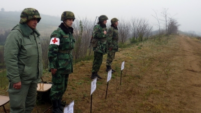 DCHOD Visited Guard Members at Peskovi Training Ground