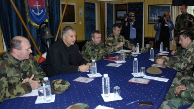 Министар одбране и начелник Генералштаба у обиласку јединице Речне флотиле 