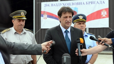 Ministar Gašić i general Diković na Batajnici