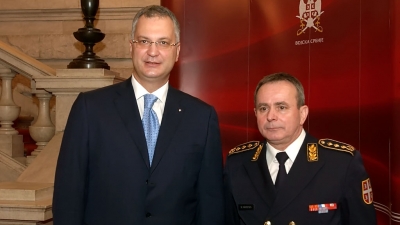 Prijem povodom Dana Vojske Srbije u Velikoj ratnoj sali starog Generalštaba