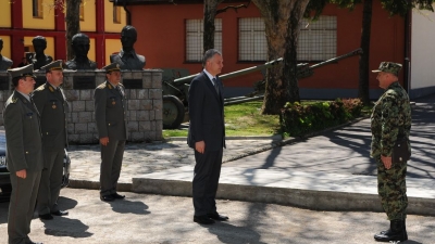 Minister Šutanovac i Lt. Gen. Diković visited 2nd Training Center