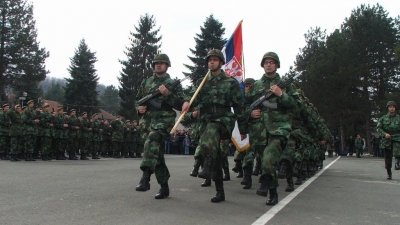New recruits-Leskovac barracks 