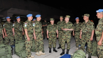 Serbian Peacekeepers Left for Lebanon