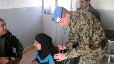 Lekar iz srpske čete u selima Libana