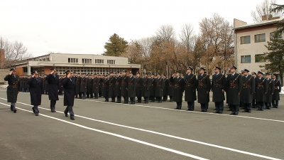 Transfer of duty between the old and the new Commander of 250th Air Defence Missile Brigade