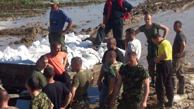 Pripadnici Centra za mirovne operacije u Drenovcu kod Šapca