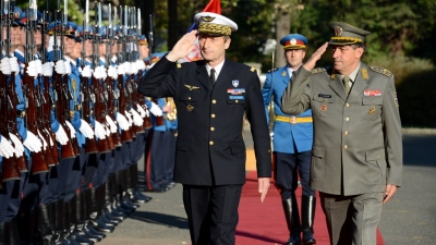The Chairman of the European Union Military Committee General Patrick de Rousiers visits Serbia