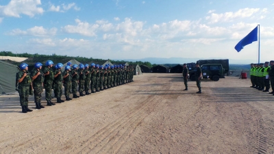 Пешадијски вод Треће бригаде спреман за мисију на Кипру
