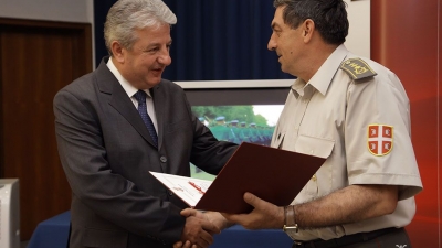 Awarded acknowledgments for the help in organizing the celebration of the SAF Day