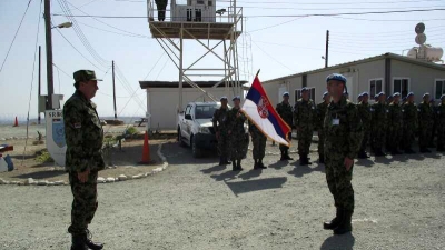 General Diković visits Serbian Contingent in UNFICYP