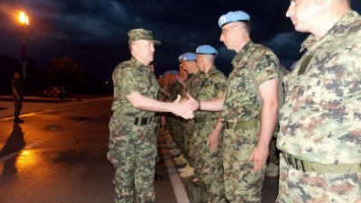 Pešadijska četa Vojske Srbije otputovala za Bejrut 