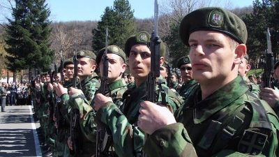 Заклетва војника генерације МАРТ 2010 у 7.Центру за обуку у Лесковцу