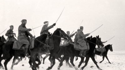 Konjička brigada na taktičkoj vežbi 1948.