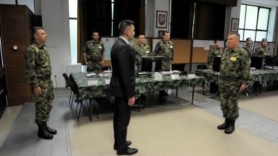 Defense Minister visited the leadership exercises 