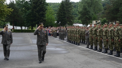 Taking oath in Leskovac