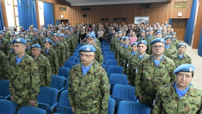 Send-Off Ceremony for the Contingent of the Serbian Armed Forces to the UN Mission in Central African Republic