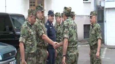 General Diković visited the joint police and military forces