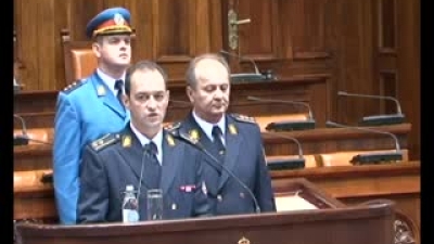 Lt. Col. Saša Momčilović, first in rank