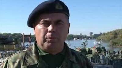 Komandant Rečne flotile pukovnik Andrija Andrić