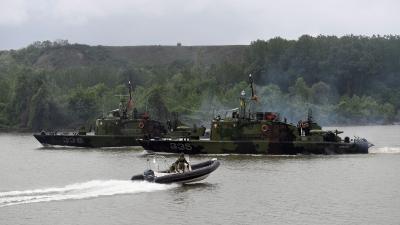 Tactical exercise of the River Flotilla
