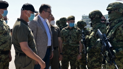 President of Republic and Supreme Commander Aleksandar Vučić Attended Demonstration of Capabilities of Part of Serbian Armed Forces Units