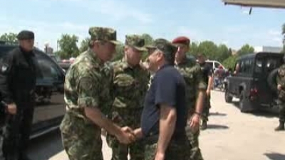 Army helps in the rehabilitation field in Obrenovac