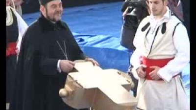 Припадник Речне флотиле победник у Богојављенском пливању