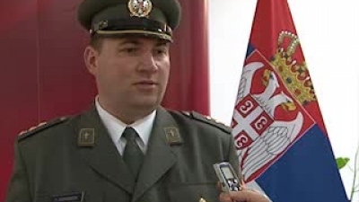 Glavni vojni kapelan kapetan Goran Avramov