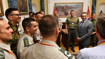 Reception for Athletes of the Serbian Armed Forces
