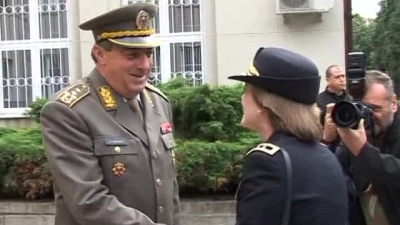 Chief of General Staff talked with Commander of the Ohio National Guard