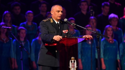 Обраћање генерала Симовића на свечаној академији поводом Дана КоВ и Дана пешадије