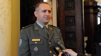 Major Predrag Marković iz Komande za razvoj Banatske brigade