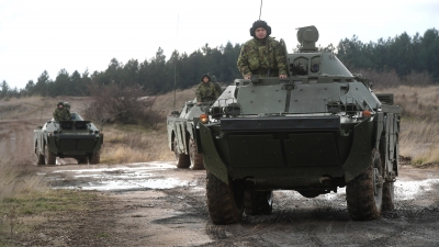 Obilazak obuke i gađanja iz oklopno-izviđačkih automobila BRDM - 2MS
