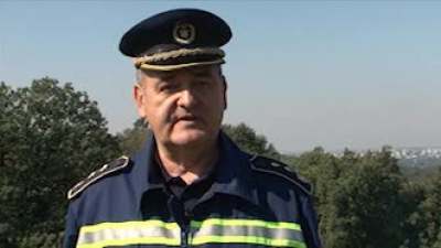 The representative of the firefighters' association Beograd