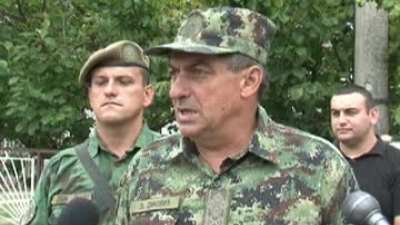 General Diković visited SAF members in Obrenovac