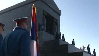 Wreaths laying at the Tomb of the Unknown Soldier