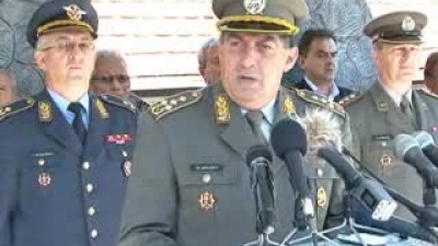 Address by General Diković in Leskovac