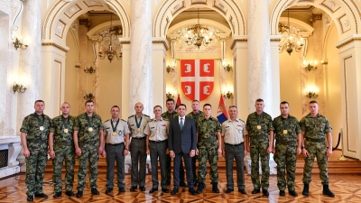 Reception for SAF Members Who Won Awards at the International Army Games