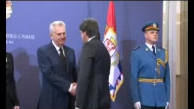 Formal Reception of Serbian President on the Occasion of the National Day