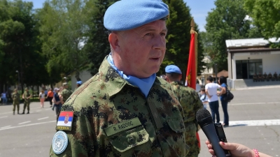 Oficir za logistiku major Radojica Radović